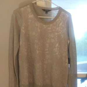 Simply vara grey/white sweater